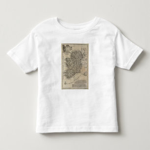 Kaart van Ierland Kinder Shirts