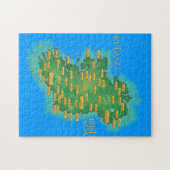Kaart van Ierland Legpuzzel (Horizontaal)