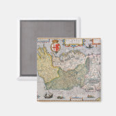 Kaart van Ierland Magneet (Voorkant / Achterkant)