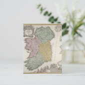 Kaart van Ierland met de provincies Ulster (Staand voorkant)