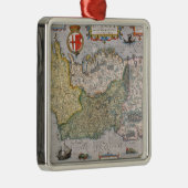 Kaart van Ierland Metalen Ornament (Rechts)