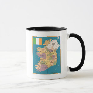 kaart van Ierland Mok