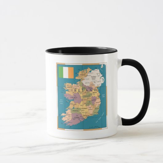 kaart van Ierland Mok (Rechts)