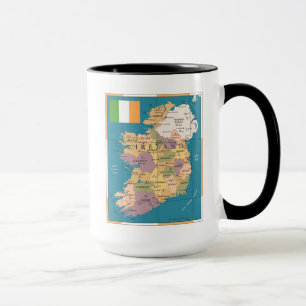 kaart van Ierland Mok