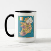 kaart van Ierland Mok (Links)