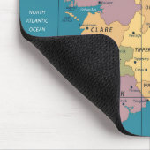  kaart van Ierland Muismat (Hoek)