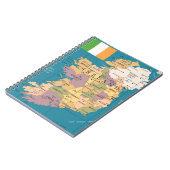  kaart van Ierland Notitieboek (Linkerzijde)