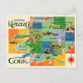 Kaart van Ierland's Kerry & Cork (Voorkant)