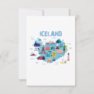Kaart van IJsland