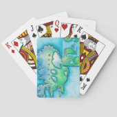 Kaart van IJsland (Achterkant)