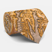  kaart van IJsland (1590) Stropdas (Opgerold)