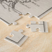 kaart van IJsland (1764) Legpuzzel (Zijkant)