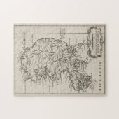 kaart van IJsland (1764) Legpuzzel (Horizontaal)