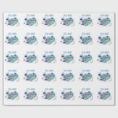 Kaart van IJsland Cadeaupapier (Vlak)