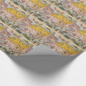 Kaart van IJsland Cadeaupapier (Hoek)