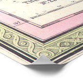  kaart van Illinois (1850) Poster (Hoek)