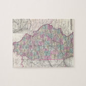 kaart van Illinois (1855) Legpuzzel (Horizontaal)