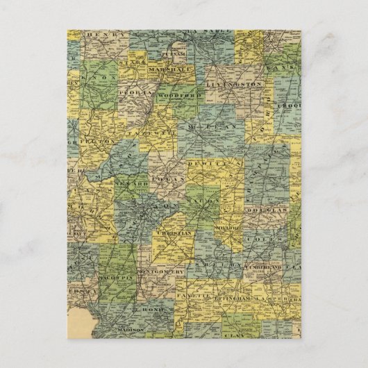 Kaart van Illinois 2 (Voorkant)