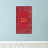 Kaart van Illinois 2 Canvas Afdruk (Insitu (Houten vloer))