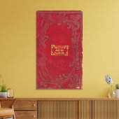 Kaart van Illinois 2 Canvas Afdruk (Insitu (Woonkamer))