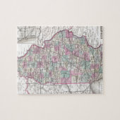 Kaart van Illinois, Joseph Hutchins Colton Legpuzzel (Horizontaal)