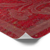 Kaart van Illinois Poster (Hoek)