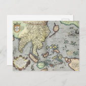 kaart van India | 1592 (Voorkant / Achterkant)