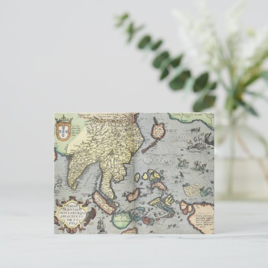  kaart van India | 1592 (Staand voorkant)