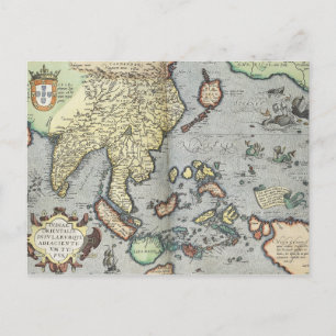  kaart van India   1592