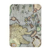 kaart van India | 1592 Magneet (Verticaal)