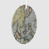 kaart van India | 1592 Ornament (voorkant)