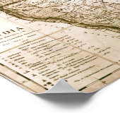 Kaart van India, 1803 Poster (Hoek)