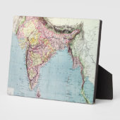 kaart van India | 1877 Fotoplaat (Zijkant)