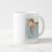  kaart van India | 1877 Grote Koffiekop (Voorkant rechts)