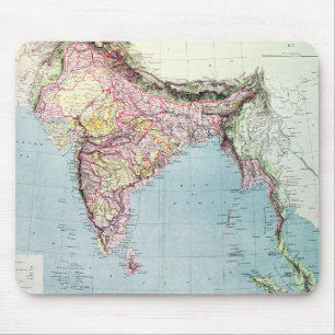 kaart van India 1877 Muismat