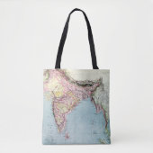 kaart van India | 1877 Tote Bag (Voorkant)
