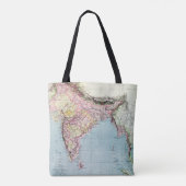 kaart van India | 1877 Tote Bag (Achterkant)