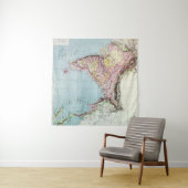 kaart van India | 1877 Wandkleed (In Situ (horizontaal))