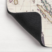 Kaart van India en Oost-India Muismat (Hoek)