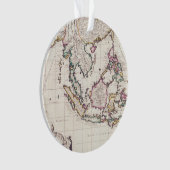 Kaart van India en Oost-India Ornament (voorkant)