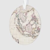 Kaart van India en Oost-India Ornament (voorkant)