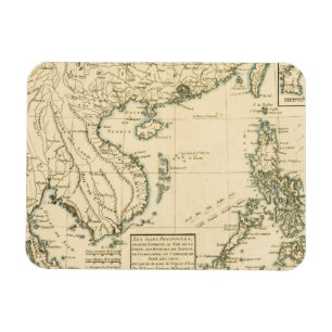  kaart van India   Indische Oceaan Magneet