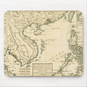 kaart van India Indische Oceaan Muismat