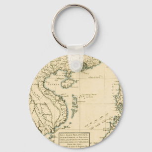 kaart van India Indische Oceaan Sleutelhanger