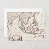 Kaart van India & Oost-Brits-Indië (Voorkant / Achterkant)