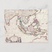 Kaart van India & Oost-Brits-Indië (Voorkant)