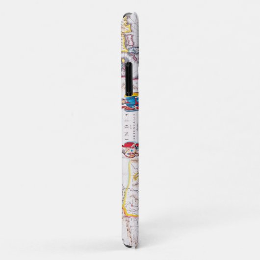  kaart van India uit 1650 Case-Mate iPhone Case (Achterkant/rechts)