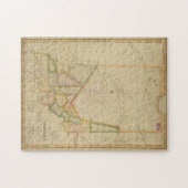  kaart van Indiana (1817) Legpuzzel (Horizontaal)