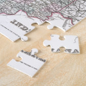Kaart van Indiana. Joseph Hutchins Colton Legpuzzel (Zijkant)