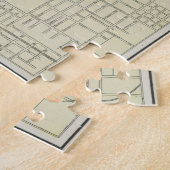  kaart van Indianapolis Indiana (1901) Legpuzzel (Zijkant)